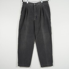 Vintage 70s Lee Casuals Corduroy Pants Sz 8  USA Union Made Talon 42 Wide-Leg