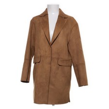 H&M, Mantel, Damen, Größe: M, Braun, Elasthan/Polyester, Einfarbig #CeP