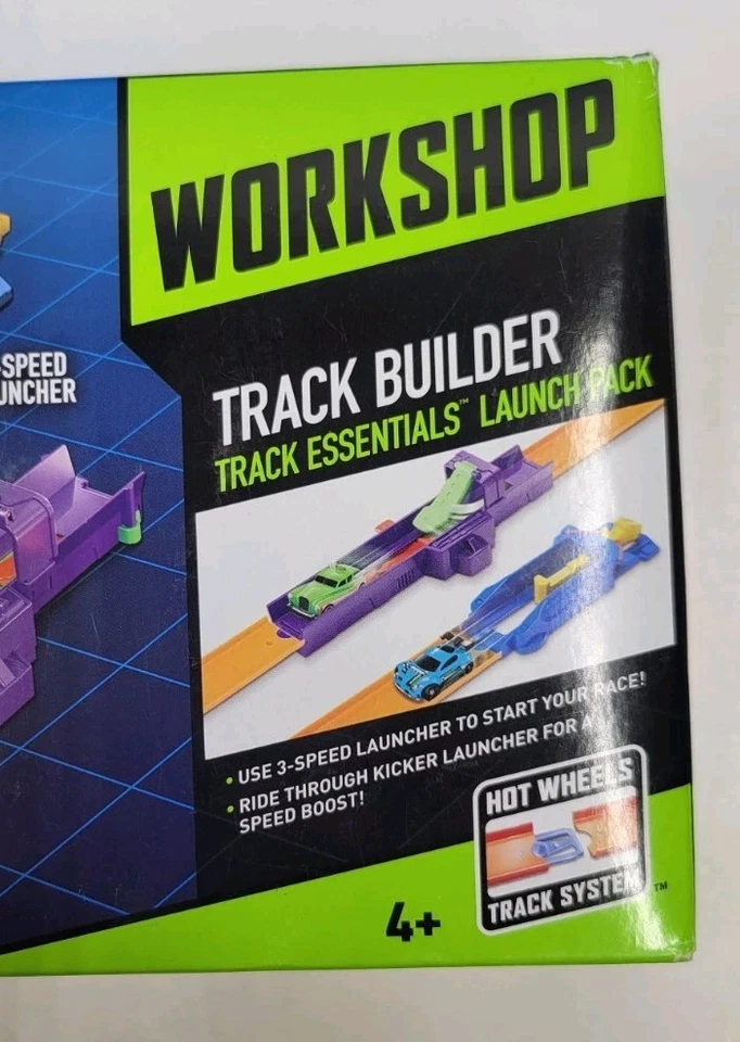 NEW Hot Wheels Track Builder Workshop Essentials Launch Pack, Sealed In Box 2014 - Image 2 of 4