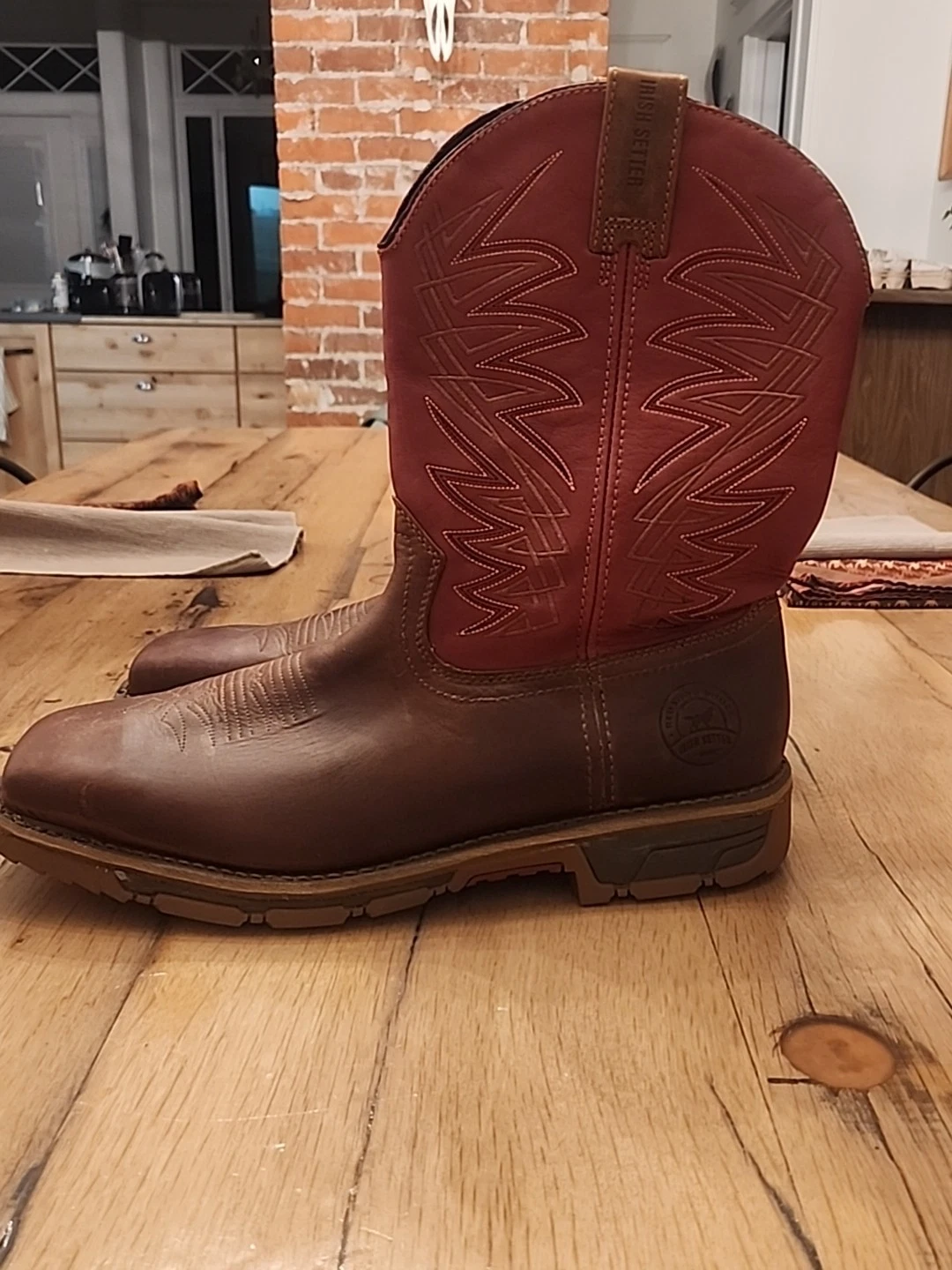 Irish Setter Marshall Men 14 Waterproof Work Boot Soft Toe 83917