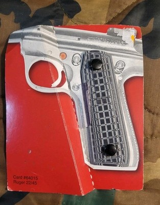 Ruger 22/45 Pachmayr G10 Grip Panels Gray