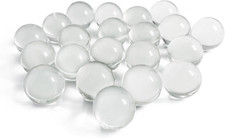 Large Clear Glass Gemstone Vase Fillers 3 LBS Aquarium round Marble Beads Deco