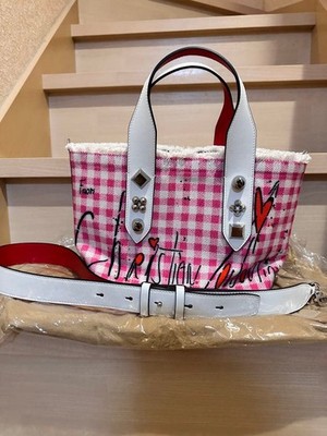 Christian Louboutin Canvas Tote Bag Women #QY0FKE