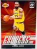 LeBron James 2024-25 Panini Donruss Optic Express Lane Base 2 Los Angeles Lakers