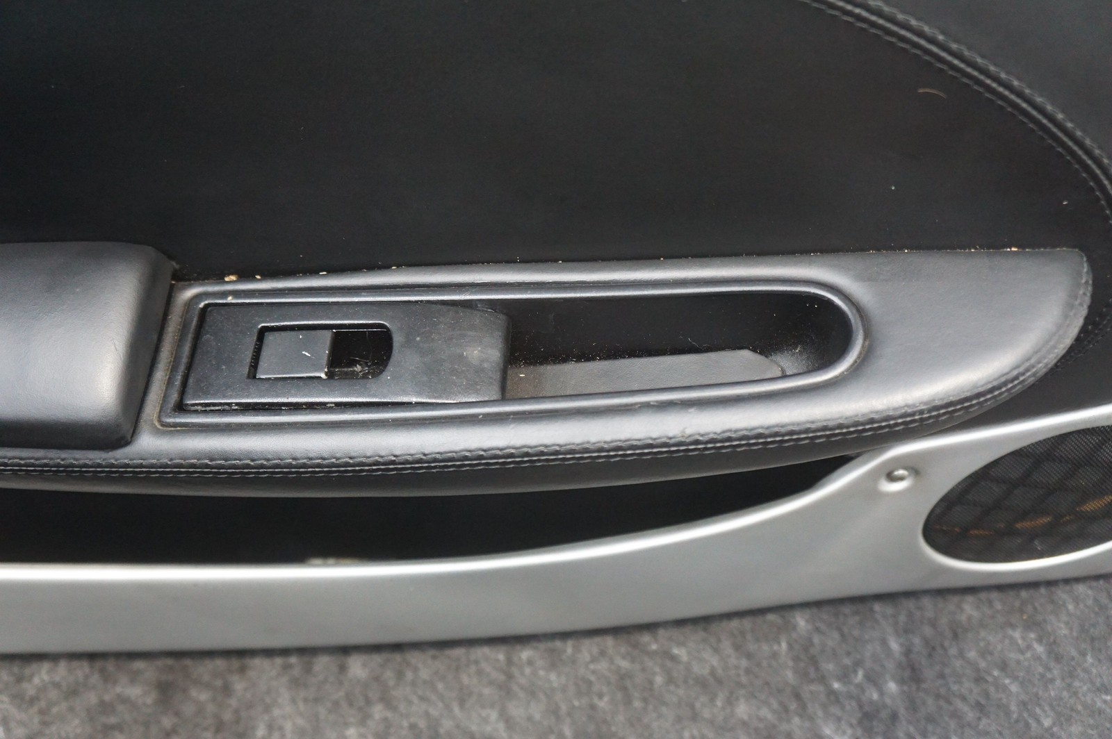 Front Left Driver Interior Door Trim Panel Black Leather Ferrari 360 Modena 2001