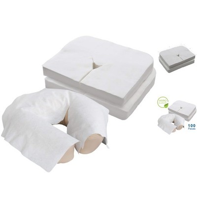 Ultra-Soft Disposable Headrest Covers   Hypoallergenic & Non-Sticking 100 Pack