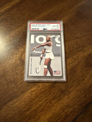 2003 Netpro Elite 2000 #2 RC Rookie Serena Williams PSA 10 Pop 210