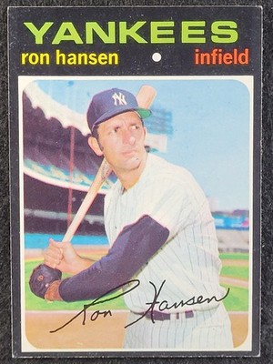 1971 Topps #419 Ron Hansen New York Yankees 