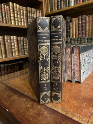 Nouveau dictionnaire des synonymes de la langue française. Guizot. 2/2. EO 1809 - Photo 1/4