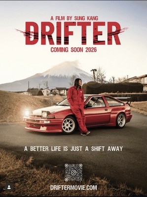 Drifter Movie Poster Sung Kang Directed Toyota AE86 JDM Wall Art Mt Fuji Han