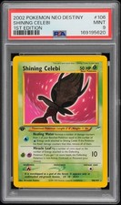 2002 Pokemon Neo Destiny #106 Shining Celebi 1st Edition PSA 9 Mint on eBay