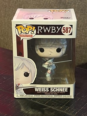 Funko Pop Animation RWBY Weiss Schnee #587 Vinyl Figure 2019 (Box has some wear)