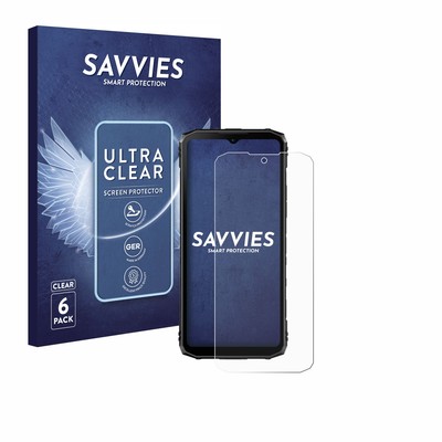 6x Folie für Doogee Blade 10 Pro / 10 Ultra Schutzfolie Displayschutz Display