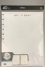 The Happy Planner - Paper -11"x 8.5" - 40ct "Get It Done" - 8303