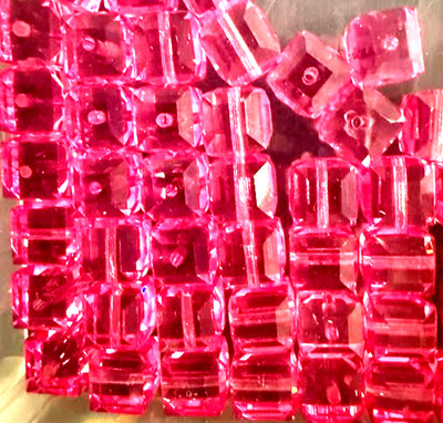 Crystal Cube  Beads Swarovski 5601 6 MM Qty 12 Your Choice of Many Colors