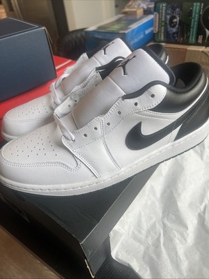 air jordan 1 low white/black