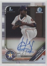 2019 Bowman Chrome Prospects Cristian Javier #CPA-CJ Auto 1b8
