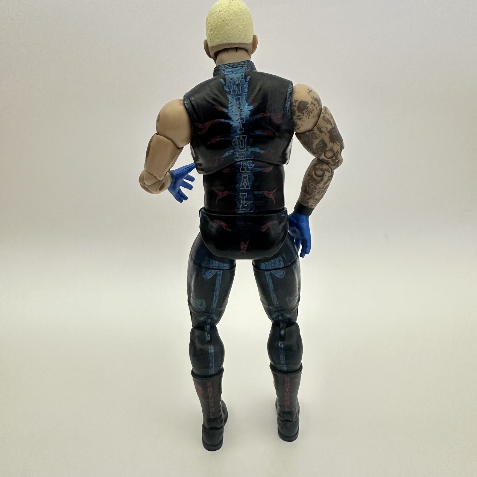 Aew Dustin Rhodes unmatched series 1 blue wrestling figure image 2