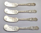 4 Towle DIANE Sterling Silver Butter Spreaders - 4 3/4" - 74g