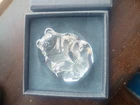 Steuben Glass Small Bear Figurine With Box Signed Mint