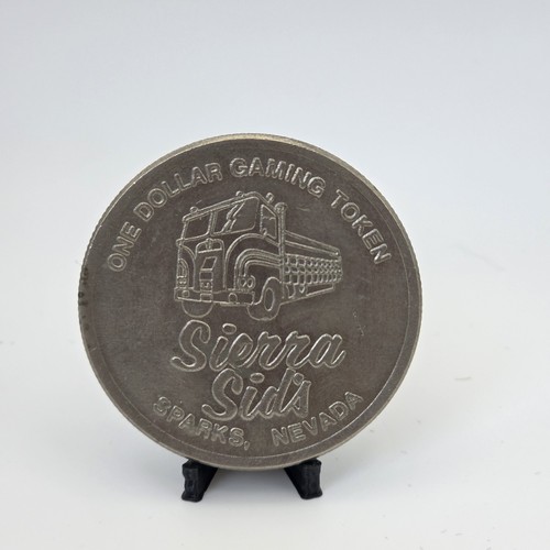 Sierra Sid's Casino $1 Slot Gaming Token Sparks Nevada