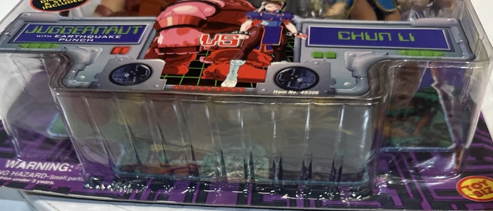 Videojuego ToyBiz '98 Superstars X-Men v. Street Fighter Juggernaut Dhalsim (22G Foto 3 de 4