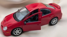 Rare Maisto 124 Scale Red 2003 Dodge Neon Srt-4 Diecast Model Car Mint No Box