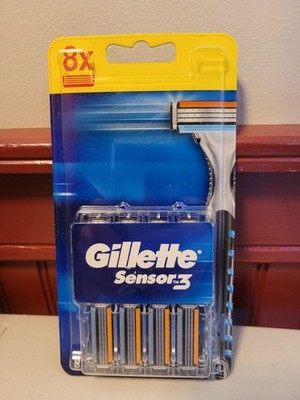 Gillette Sensor 3 Refill Razor Blade Cartridges - 1 Pack (8 Razors)
