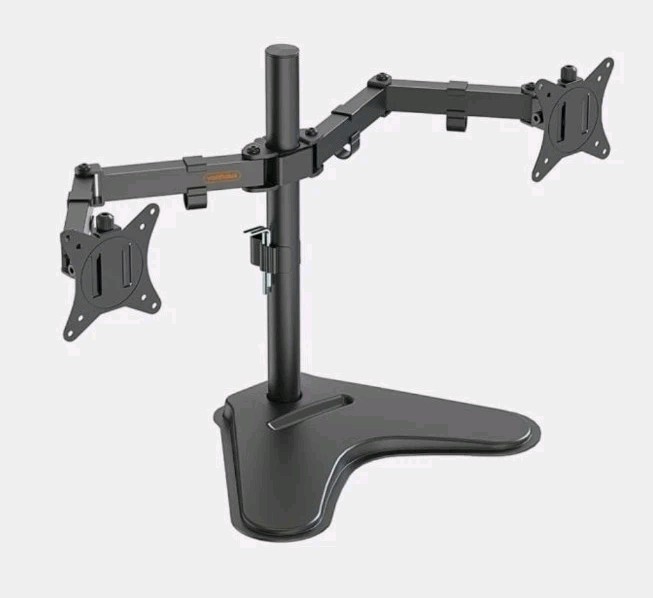 VonHaus 30005117 Twin Monitor Mount Stand