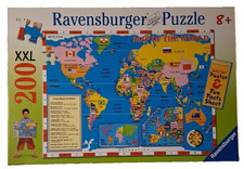 Ravensburger Puzzle 200XXL No. 12 748 1 Vintage 2005 World Map