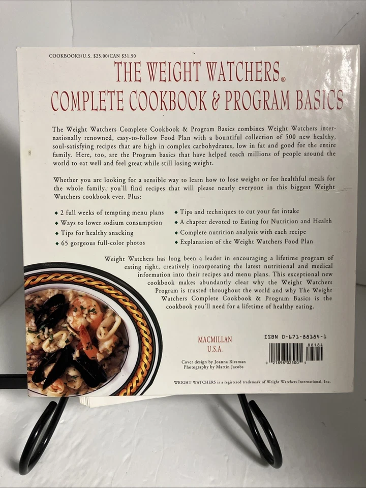 The Weight Watchers Complete Cookbook & Program Basics Book Binder Foto 2 de 2