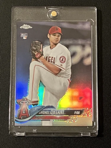 2018 Shohei Ohtani Topps Chrome Refractor #150 RC Angels/Dodgers