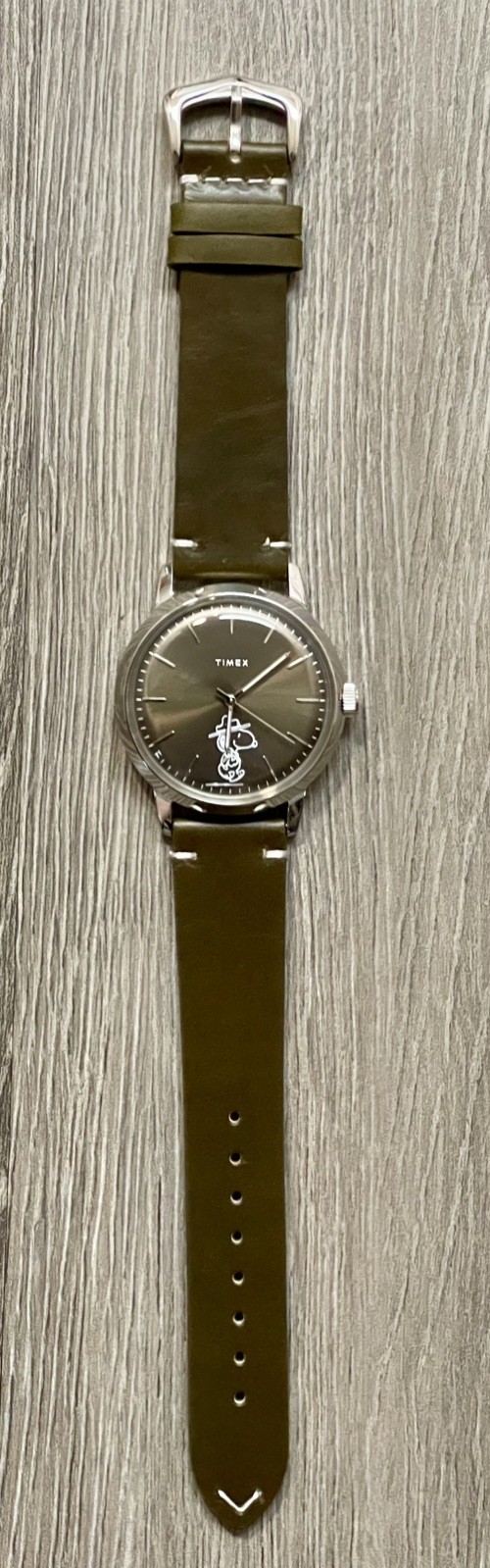 Timex 40mm Marlin x Peanuts Automatic Watch Snoopy Beagle Scout TW2U85600ZV RARE image 2