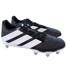 adidas Kakari SG Men&rsquo;s Rugby Boots Black White Size UK 11 New