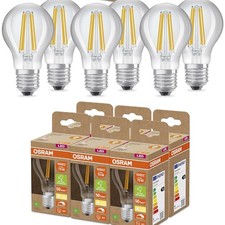 6er Pack OSRAM E27 SUPERSTAR+ CLASSIC besonders effiziente LED Lampe dimmbar 5,7