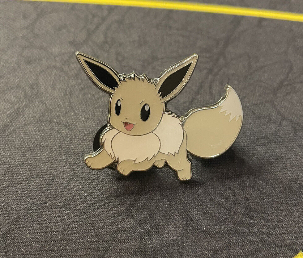 Official Radiant (Shiny) Eevee Metal Pokemon Go Pin