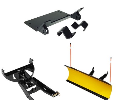 Yellow 72'' Pro Blade UTV Snow Plow Kit For Can-Am Defender Pro HD10 2016-2021