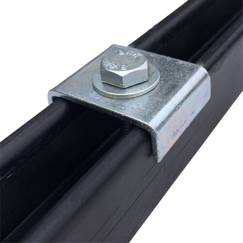 M10 Zylinderclip quadratische Platte Unterlegscheibe x 100 - Bild 1 von 2