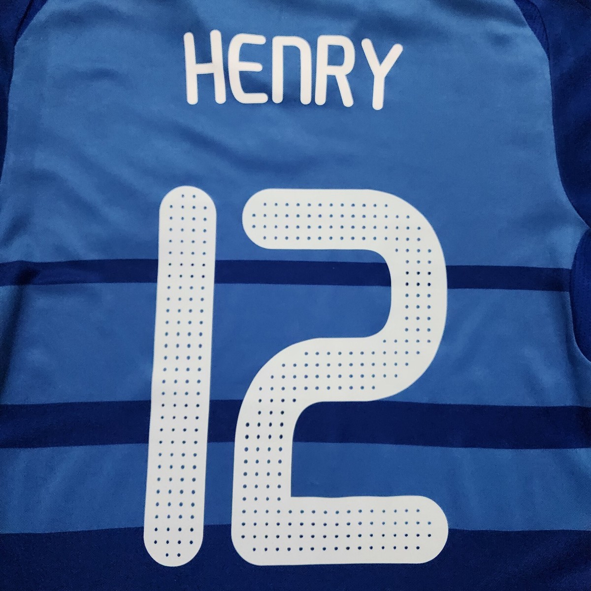 2009 Adidas France Home Soccer Jersey Thierry Henry Men S World