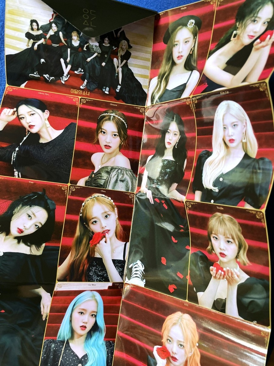 LOONA - On Wave Midnight Festival Merch - Photocards, lanyard