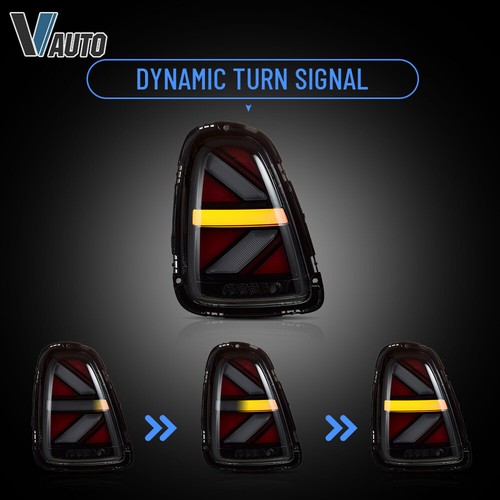 Luces traseras LED DRL Smoke para BMW Mini Cooper R56/57/58/59 2007-2013 con dinámico - Imagen 6 de 15