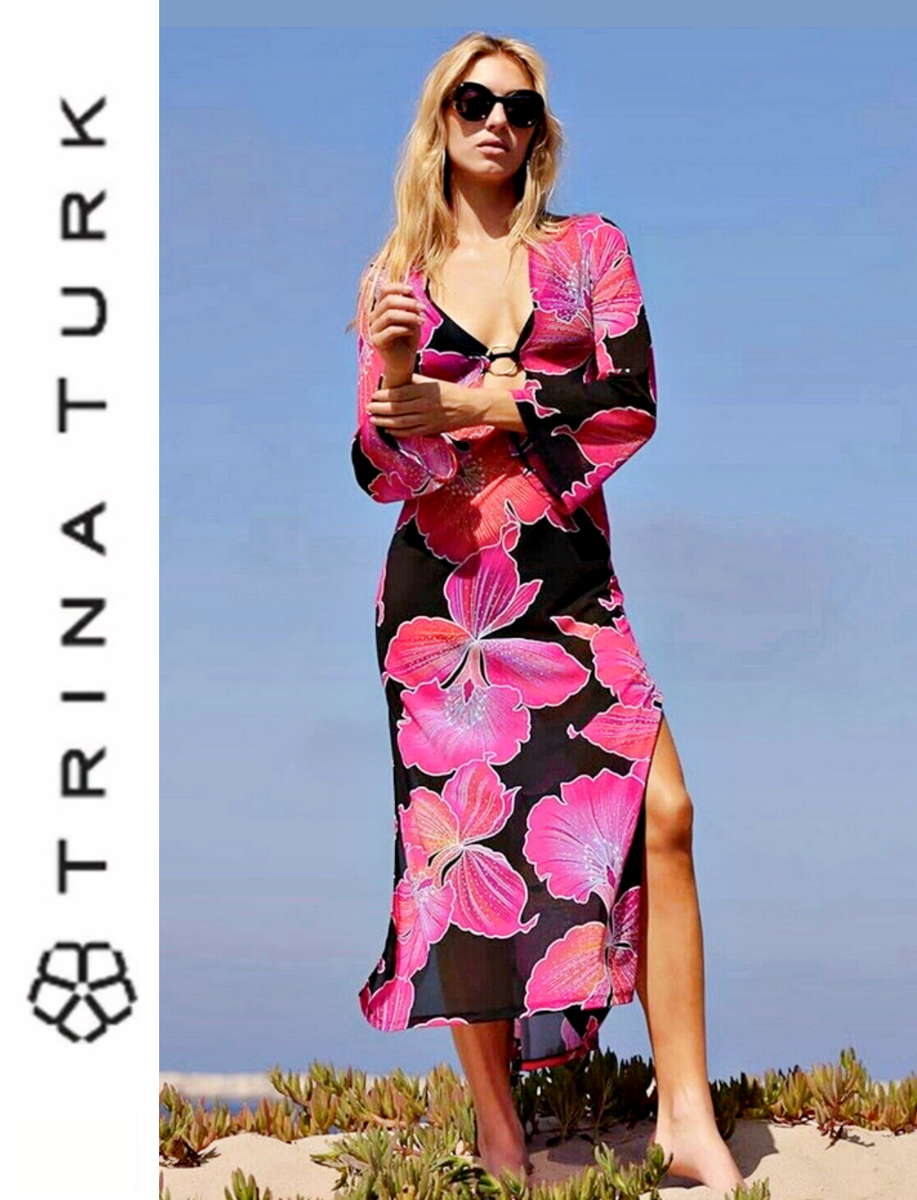 knee length dresses for ladies Caterina Rust Abstract Mesh Midi Dress main image 1