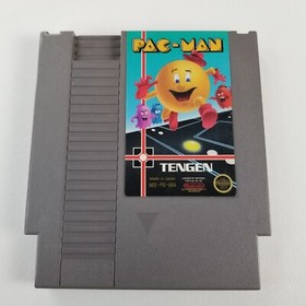 Pac-Man (Nintendo Entertainment System NES, 1990) Tengen Gray W/ Protective Case