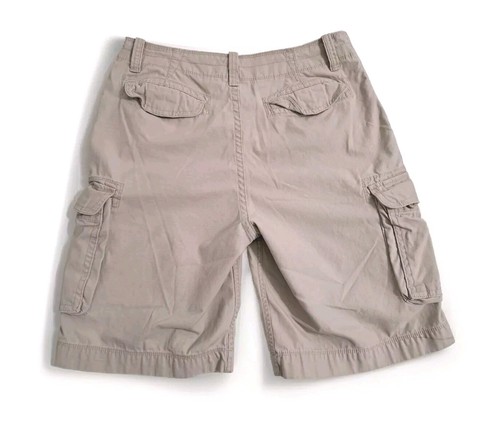 Arizona Cargo Shorts Mens 34 Khaki Safari Long Outdoor Hiking Fishing Vintage - Picture 7 of 10