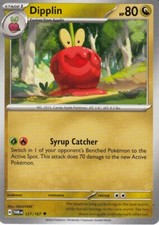 Pokemon TCG Dipplin 127/167  Twilight Masquerade Regular Uncommon