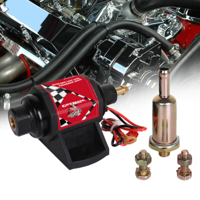 Low Pressure 2-3.5PSI 12 Universal Micro Electric Fuel Pump 42S Polymer Gasoline