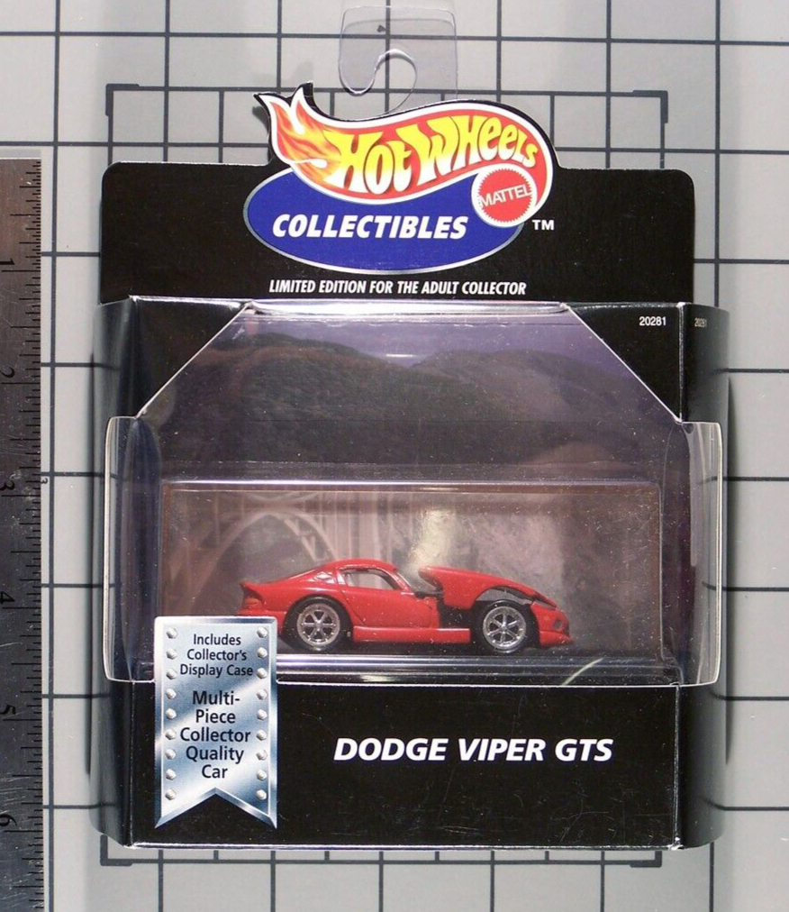 ミニカー Hot Wheels Dodge Viper GTS Limited Ed. Hot Wheels 1998 Collectibles box set, Dodge Viper GTS, red | eBay