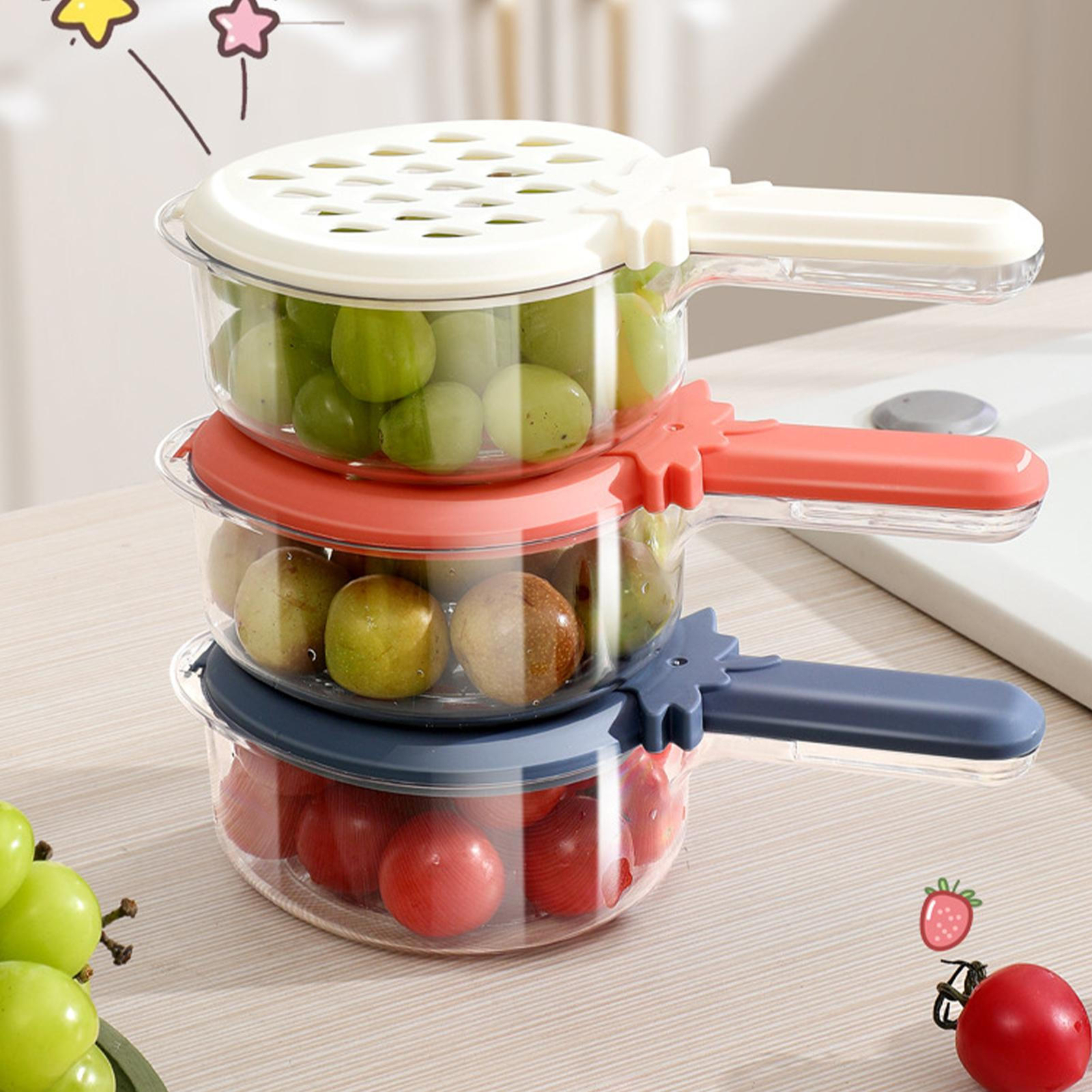 Eco-Friendly Small PET Colander for Fruits & Food Drainage  
