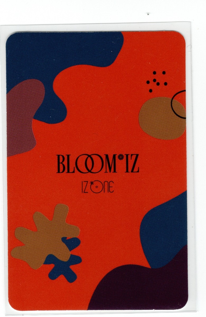 IZ*ONE Hitomi Photocard | BLOOM*IZ Will Ver. - IZONE BLOOMIZ | eBay