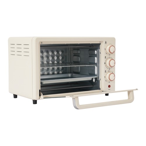 Elektrobackofen Mini-Backofen mit einstellbarer Temperatur und 60-Minuten-Timer - Bild 4 von 23